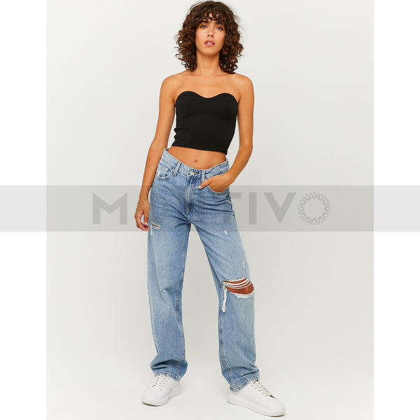 TW High Waist Straight Jeans | Montivo Pakistan