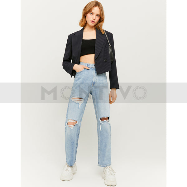 TW High Waist Straight Leg Jeans | Montivo Pakistan