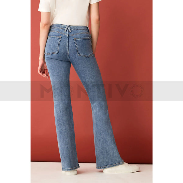 FF Light Blue Flare Jeans | Montivo Pakistan