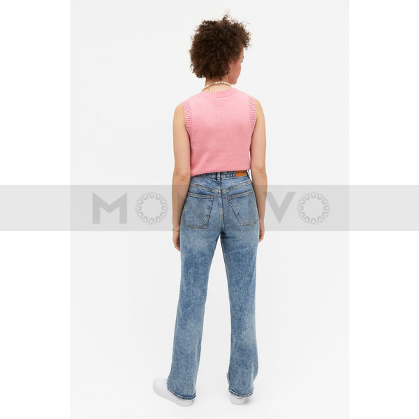 Monki Blue High Waist Flare Jeans | Montivo Pakistan