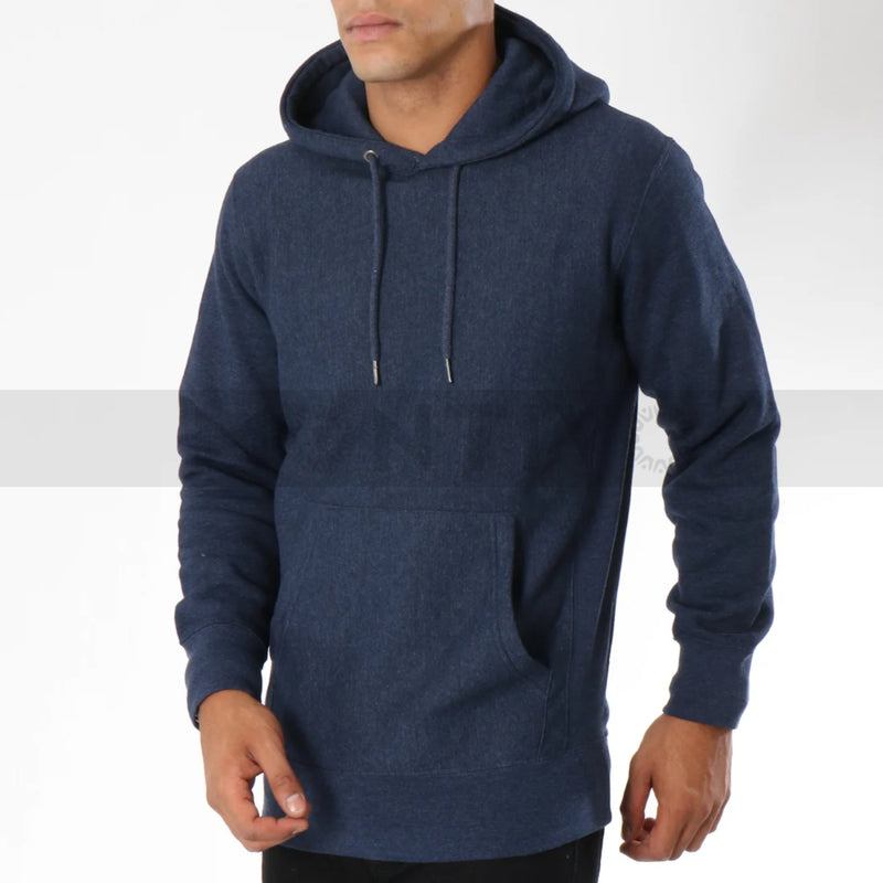 Celio Indigo Blue Melange Hoodie | Montivo Pakistan