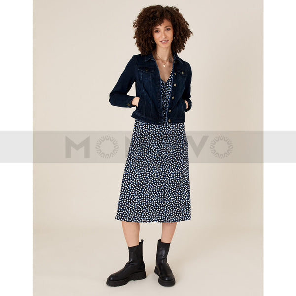 Dark Wash Women Denim Jacket | Montivo Pakistan