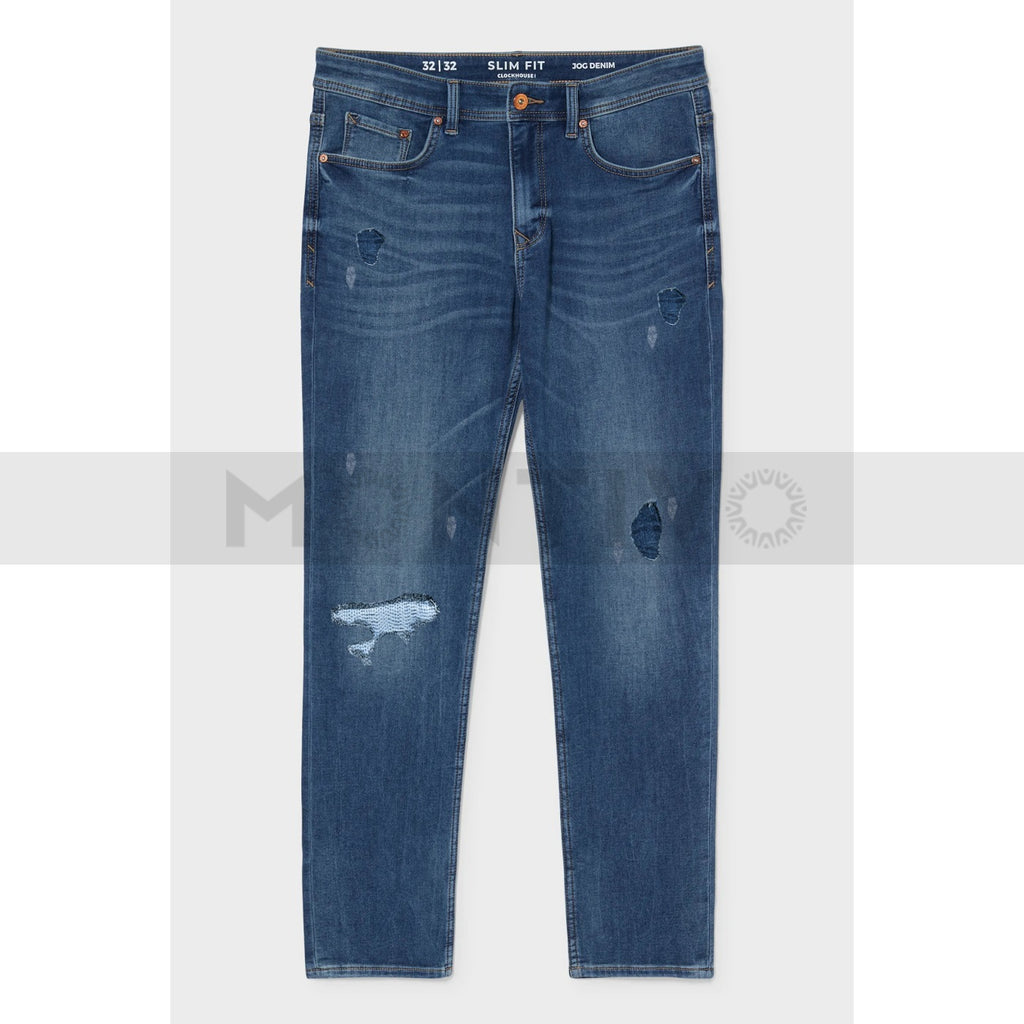 MLVINCE®︎ / type-1 slim damage jeans 34