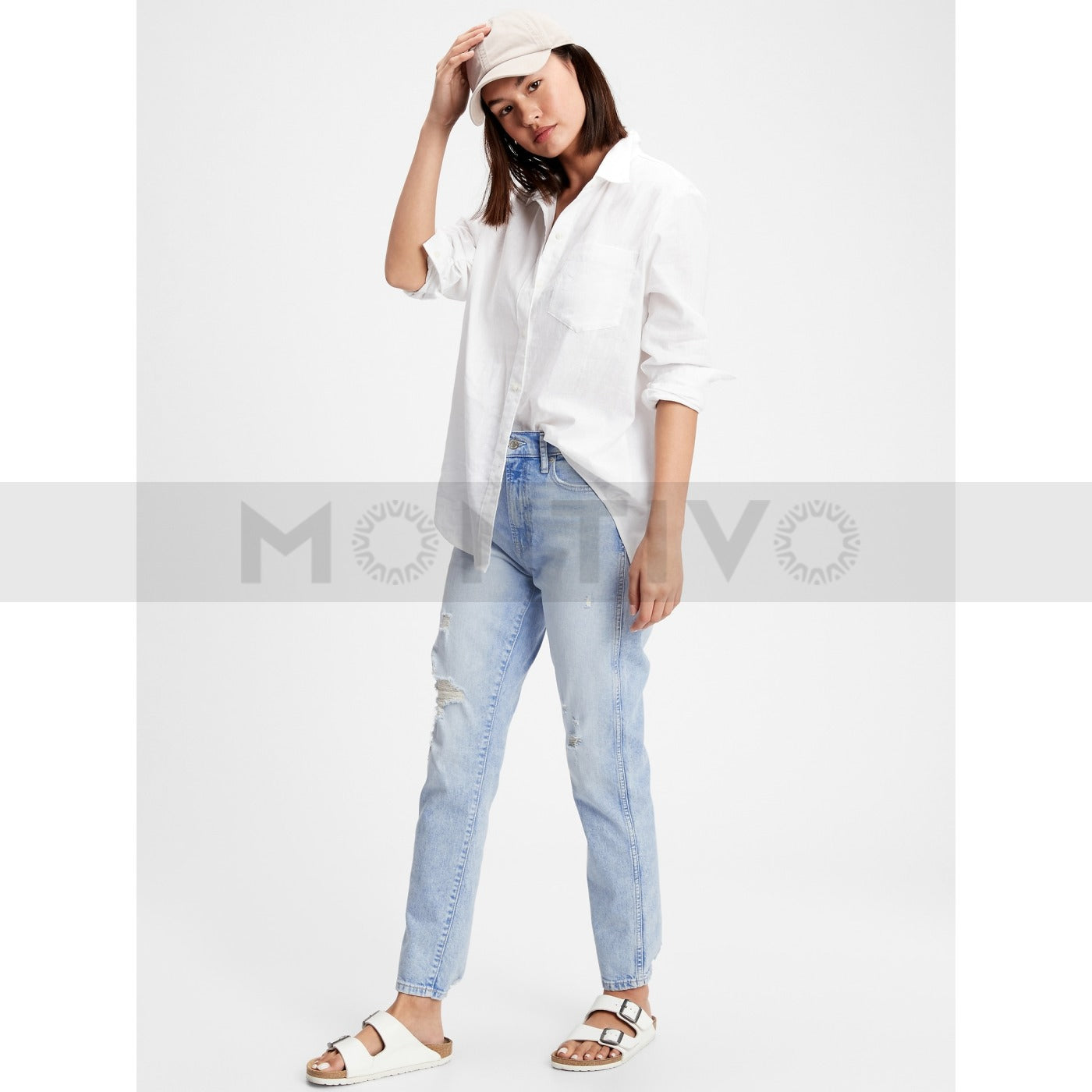 GP Blue High Rise Cigratte Jeans | Montivo Pakistan