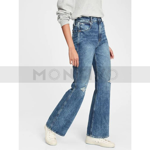 GP Vintage High Rise Flare Jeans | Montivo Pakistan
