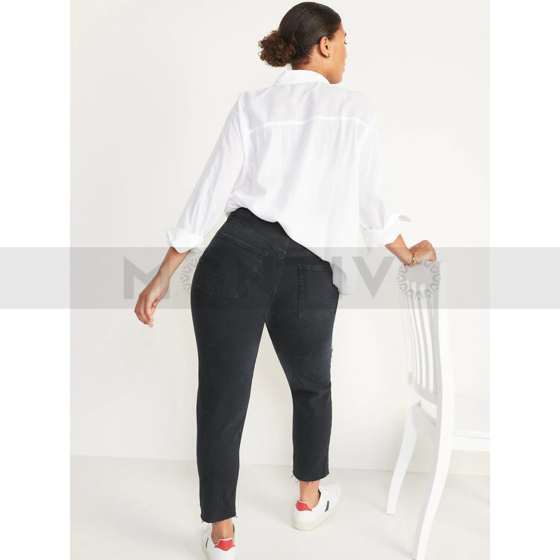 ON Charcoal High Waist Straight Jeans | Montivo Pakistan