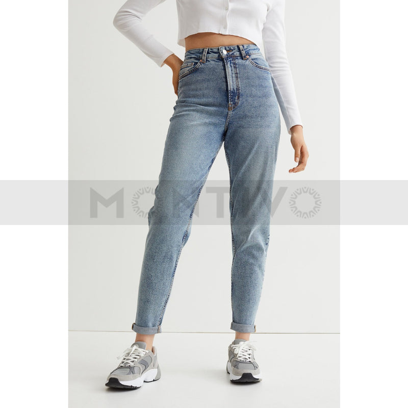 HM Light Blue Mom Jeans | Montivo Pakistan