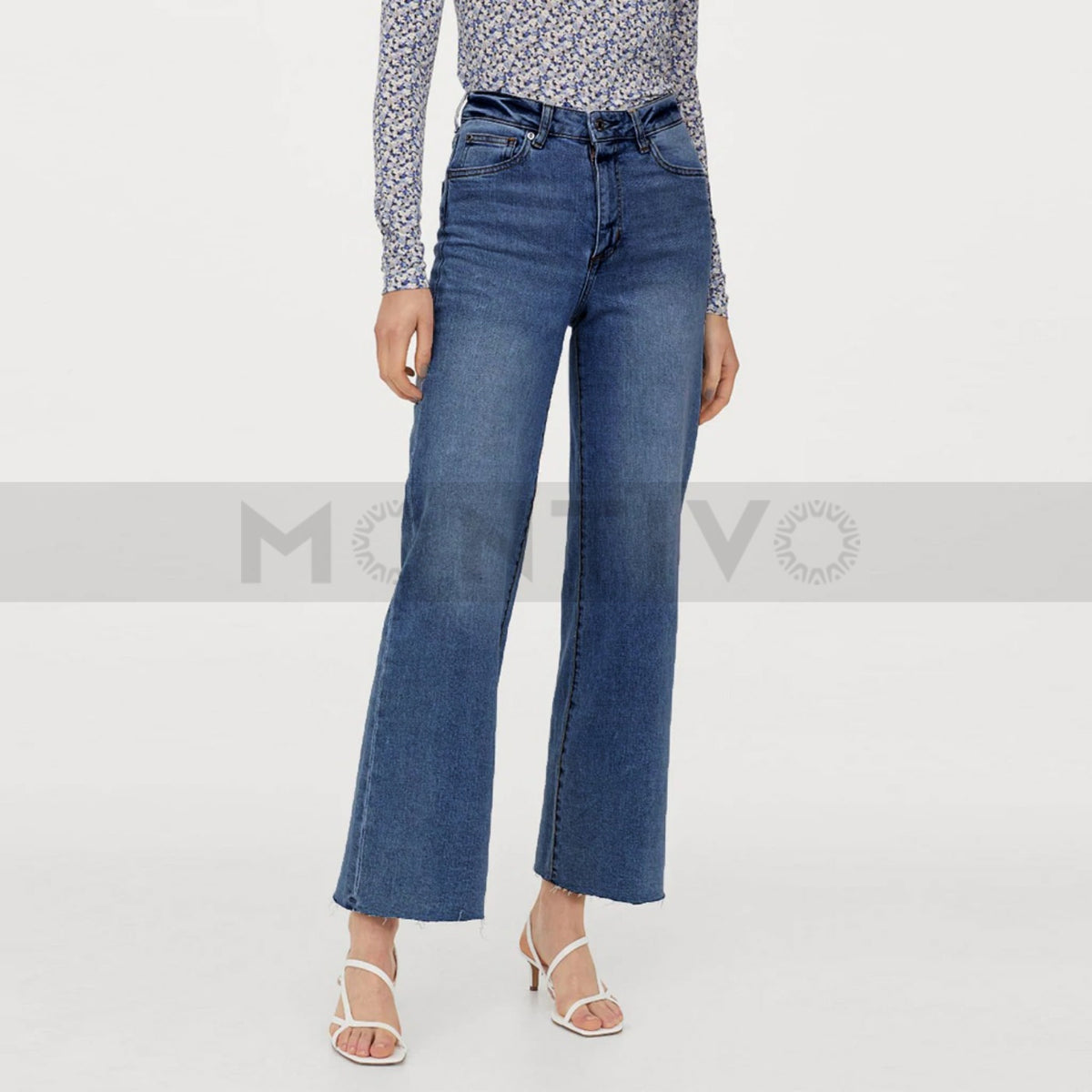 HM High Waist Wide Leg Jeans | Montivo Pakistan