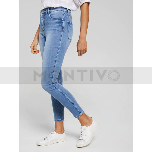 Blue Curvy Skinny Jeans | Montivo Pakistan