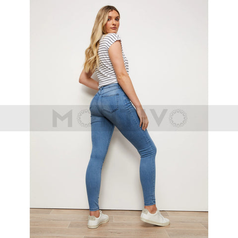 High Rise Skinny Blue Jeans | Montivo Pakistan