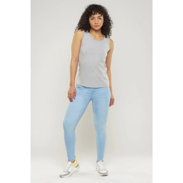 Grey Plain Tank Top | Montivo Pakistan