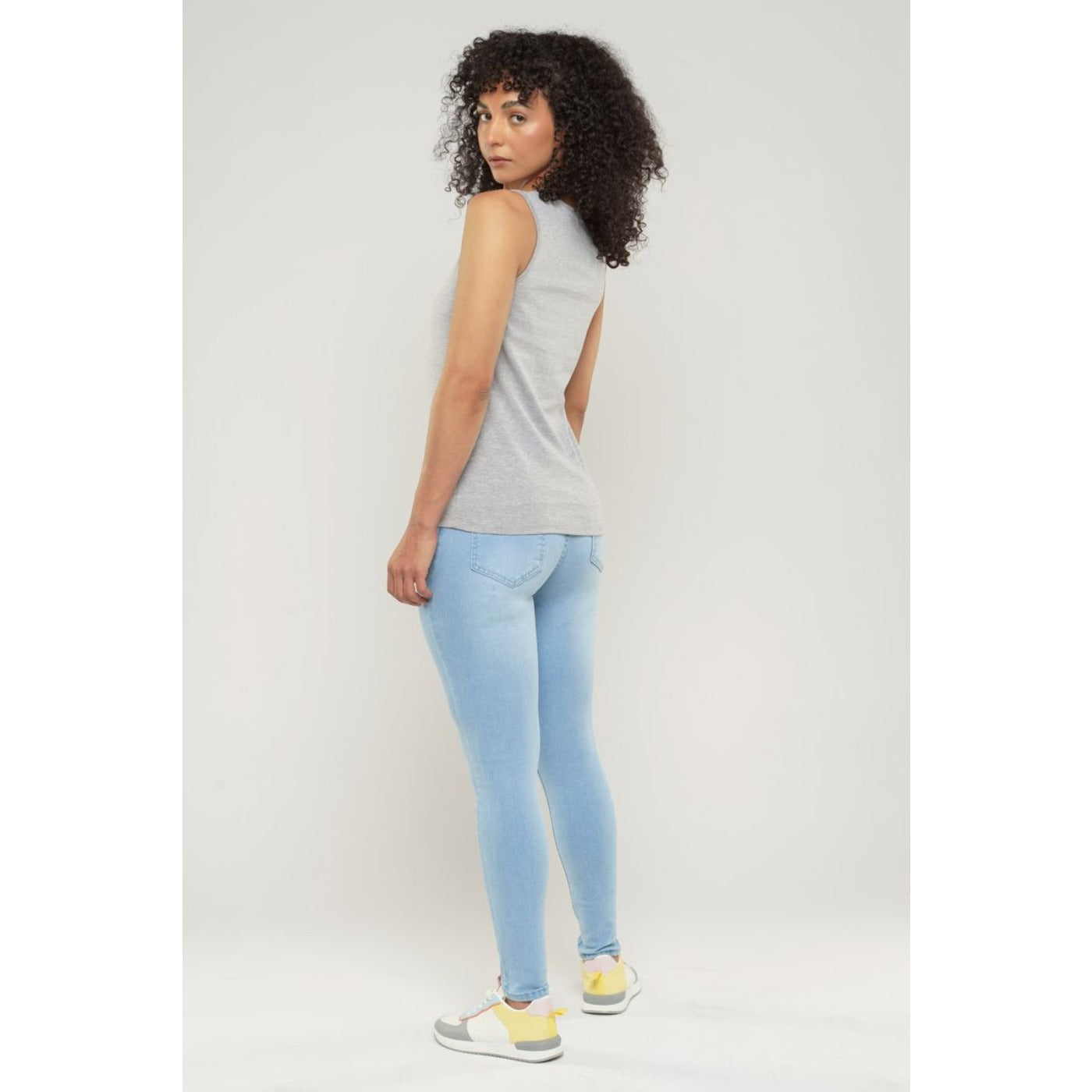 Grey Plain Tank Top | Montivo Pakistan