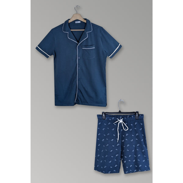 Blue Short Nightwear Suit | Montivo Pakistan