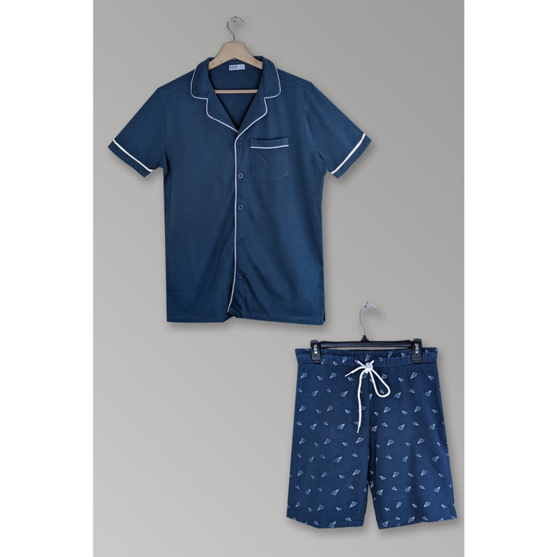 Blue Short Nightwear Suit | Montivo Pakistan