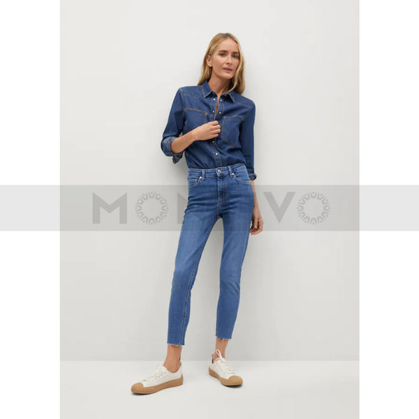 MNG Crop Skinny Jeans | Montivo Pakistan