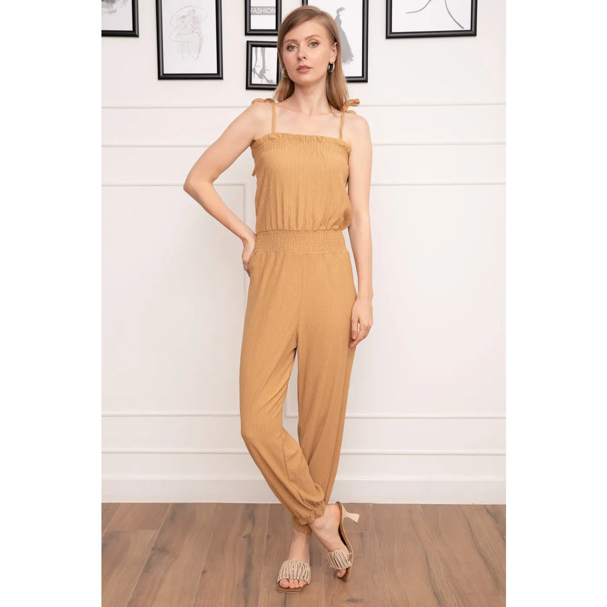 Coffee Comfortable Jumpsuit | Montivo Pakistan