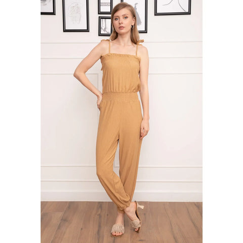Coffee Comfortable Jumpsuit | Montivo Pakistan