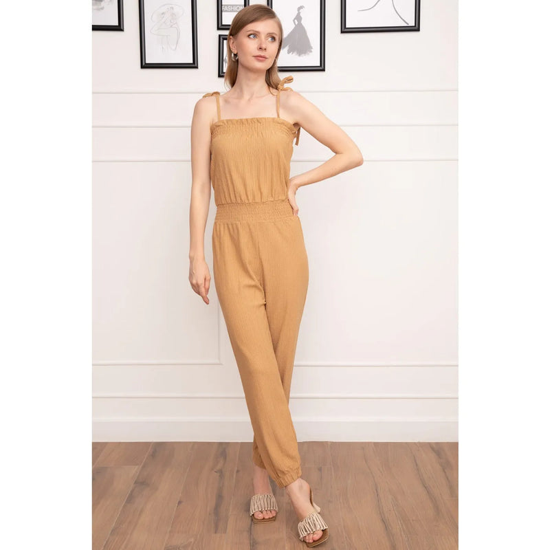 Coffee Comfortable Jumpsuit | Montivo Pakistan