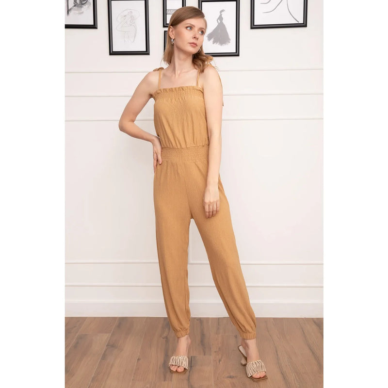 Coffee Comfortable Jumpsuit | Montivo Pakistan