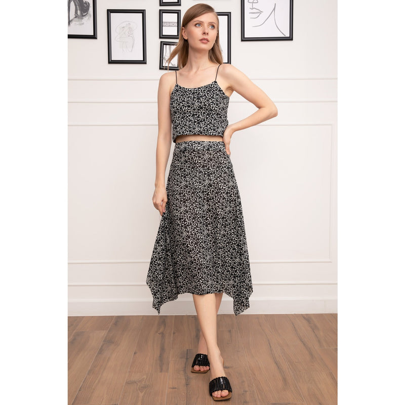 Black Floral Co-Ord Set | Montivo Pakistan