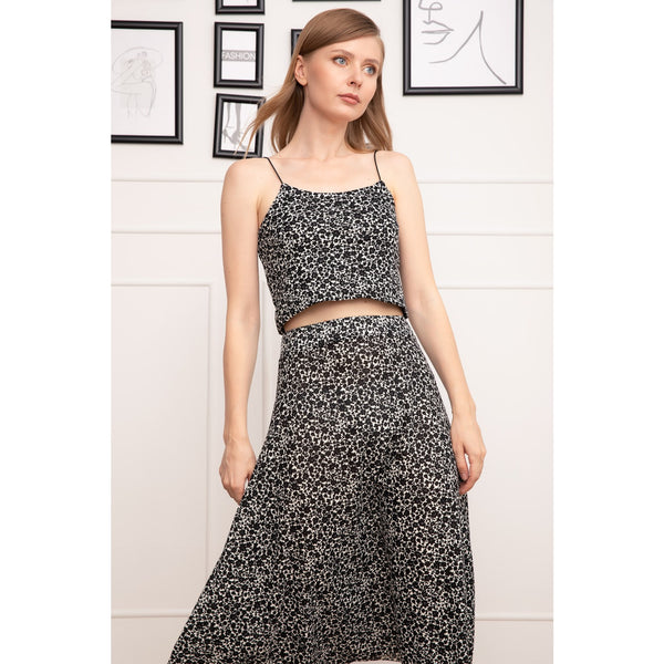Black Floral Co-Ord Set | Montivo Pakistan