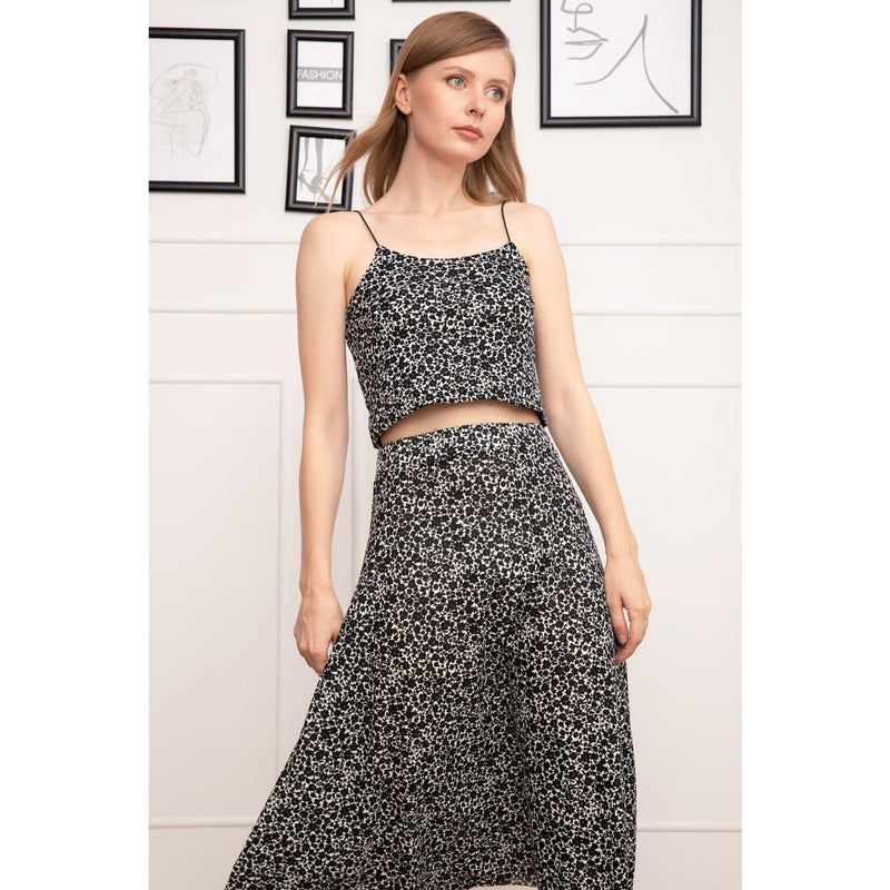 Black Floral Co-Ord Set | Montivo Pakistan