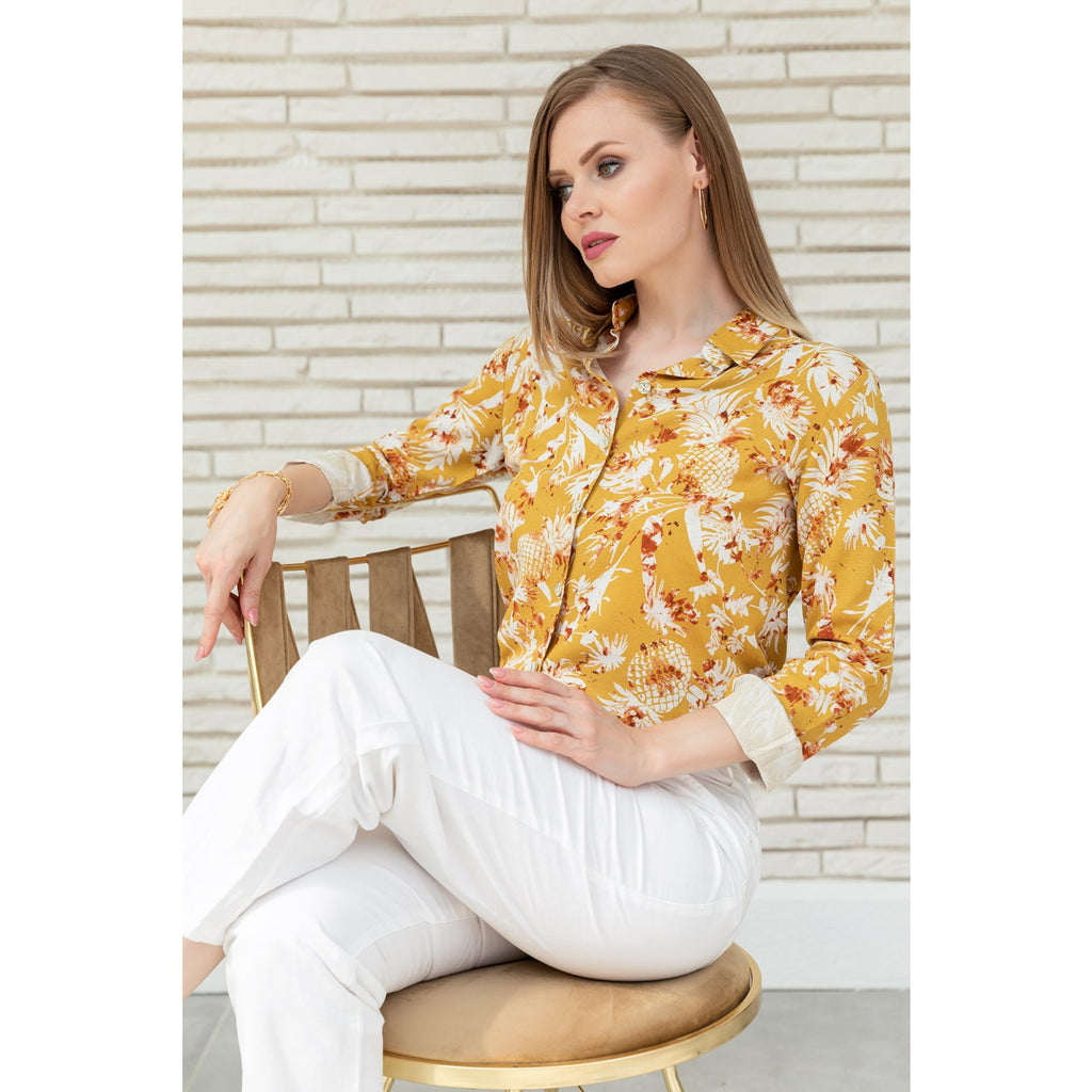 Patterned Full Sleeves Shirt | Montivo Pakistan