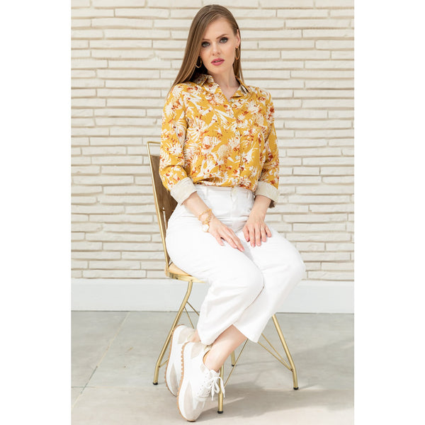 Patterned Full Sleeves Shirt | Montivo Pakistan