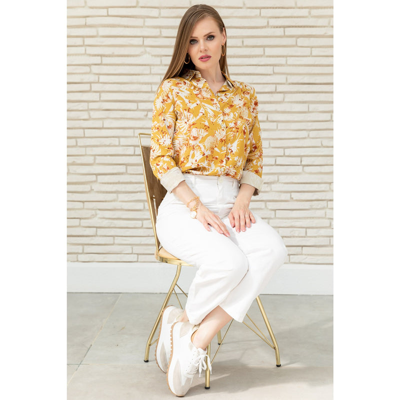 Patterned Full Sleeves Shirt | Montivo Pakistan