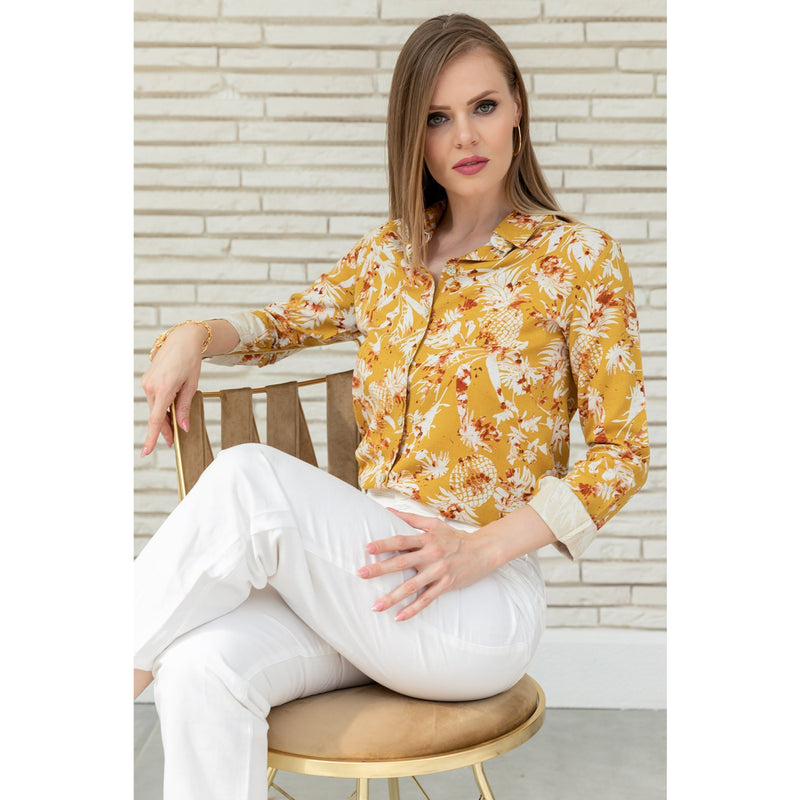 Patterned Full Sleeves Shirt | Montivo Pakistan