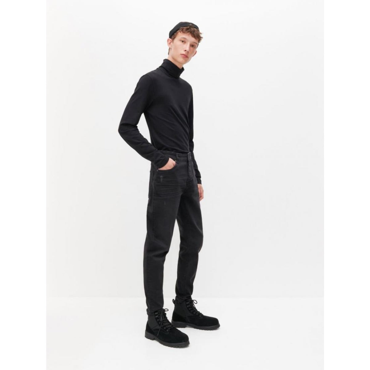 RSVD Slim Black Carrot Jeans | Montivo Pakistan