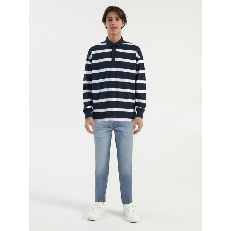 Solid Blue Slim Jeans | Montivo Pakistan