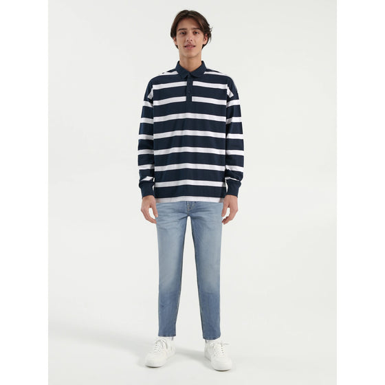 Solid Blue Slim Jeans | Montivo Pakistan