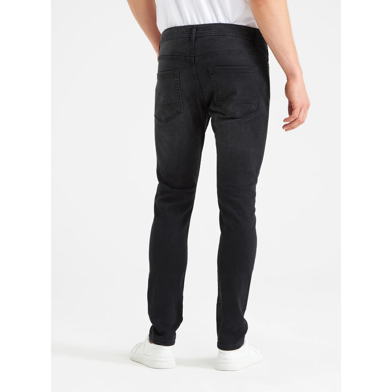 TRN Black ripped skinny jeans denim | Montivo Pakistan