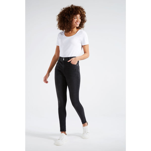 FF Black Ripped Pushup Jeans | Montivo Pakistan
