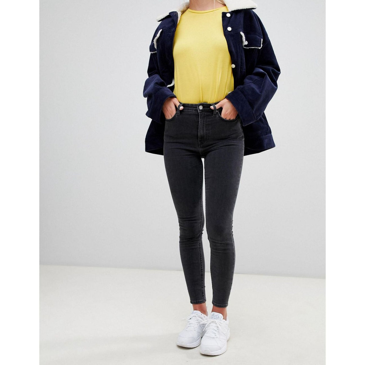 WD Extra High Skinny Charcoal Jeans | Montivo Pakistan