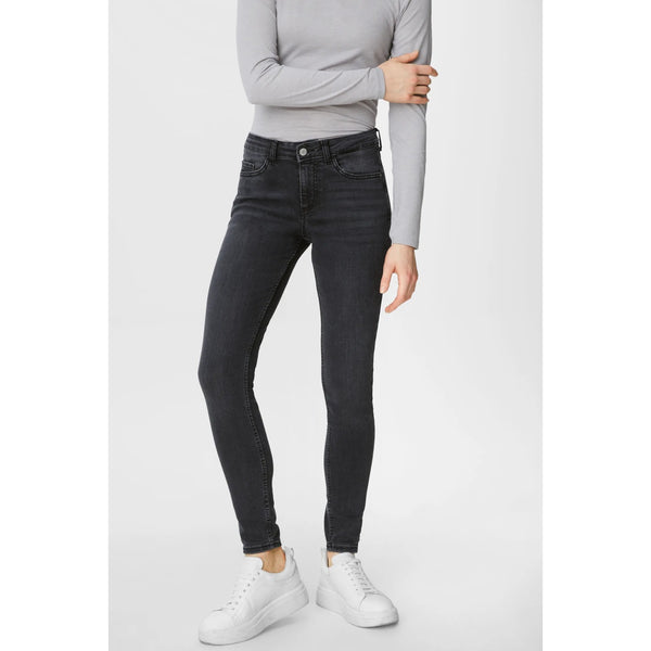 CA Mid Rise Skinny Charcoal Jeans | Montivo Pakistan