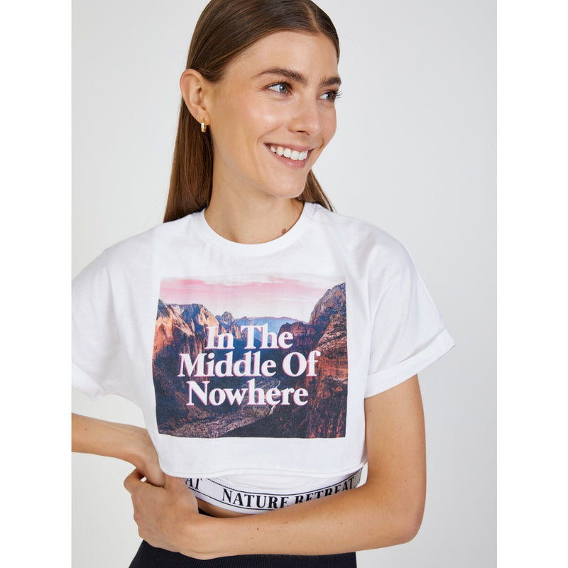 TW Cropped Printed Tshirt | Montivo Pakistan