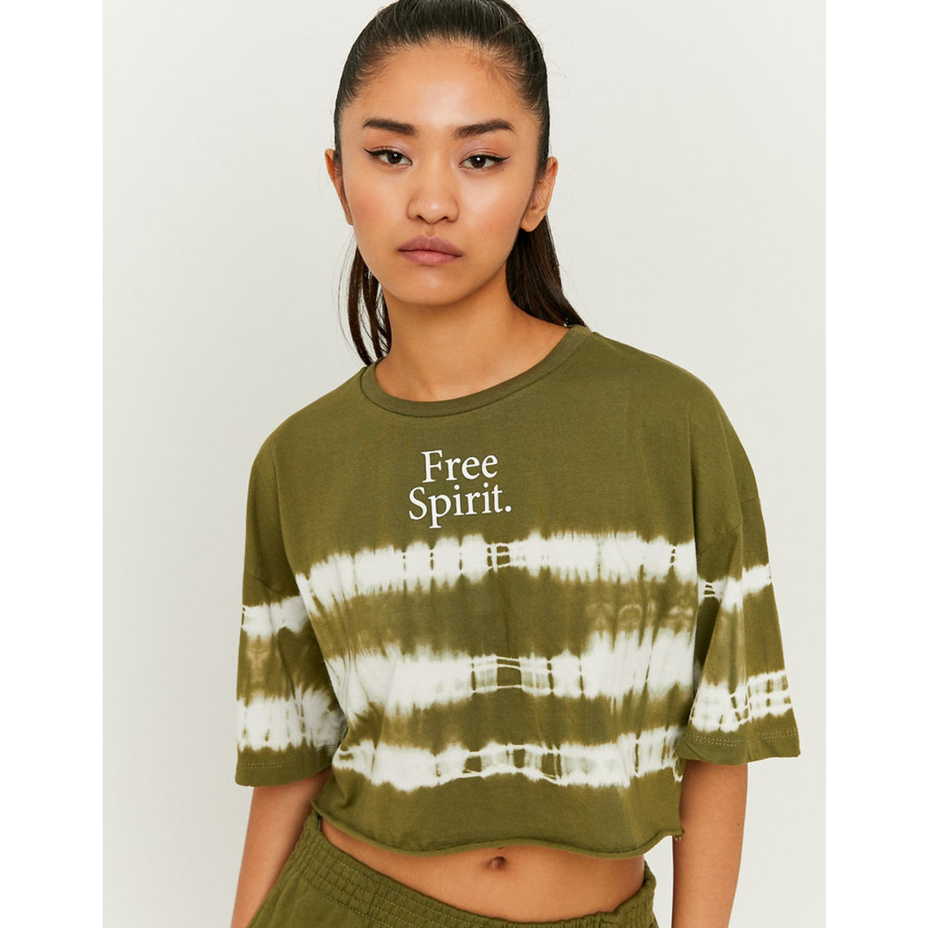 TW Cropped Oversized Green Tshirt | Montivo Pakistan