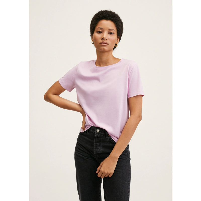 MNG Lilac Cotton Tshirt | Montivo Pakistan