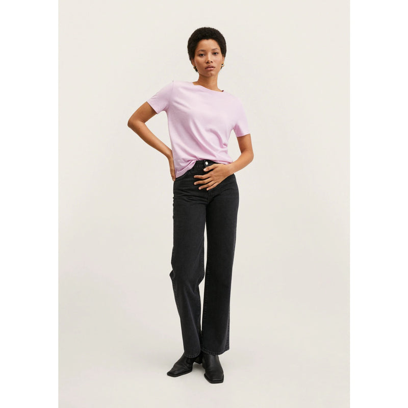 MNG Lilac Cotton Tshirt | Montivo Pakistan