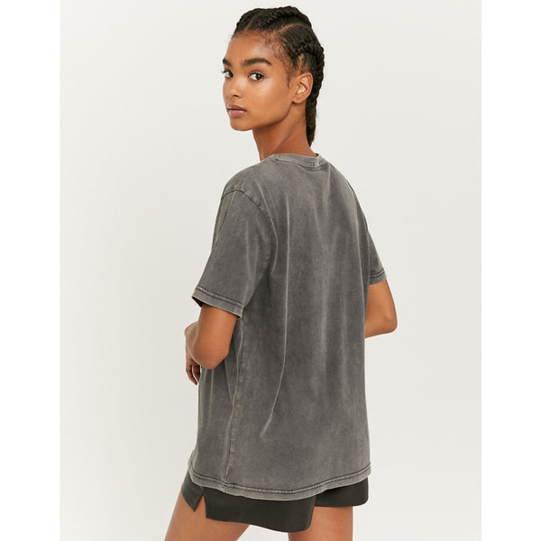 TW Charcoal Glitter Print Tshirt | Montivo Pakistan