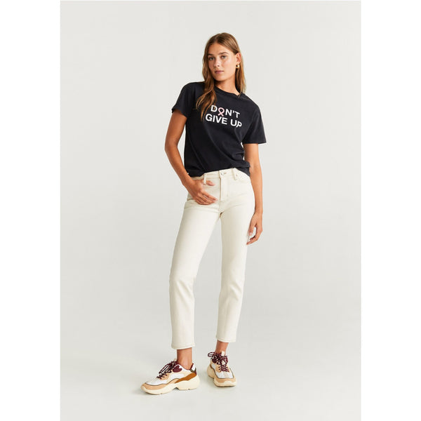 MNG Black Printed Tshirt | Montivo Pakistan
