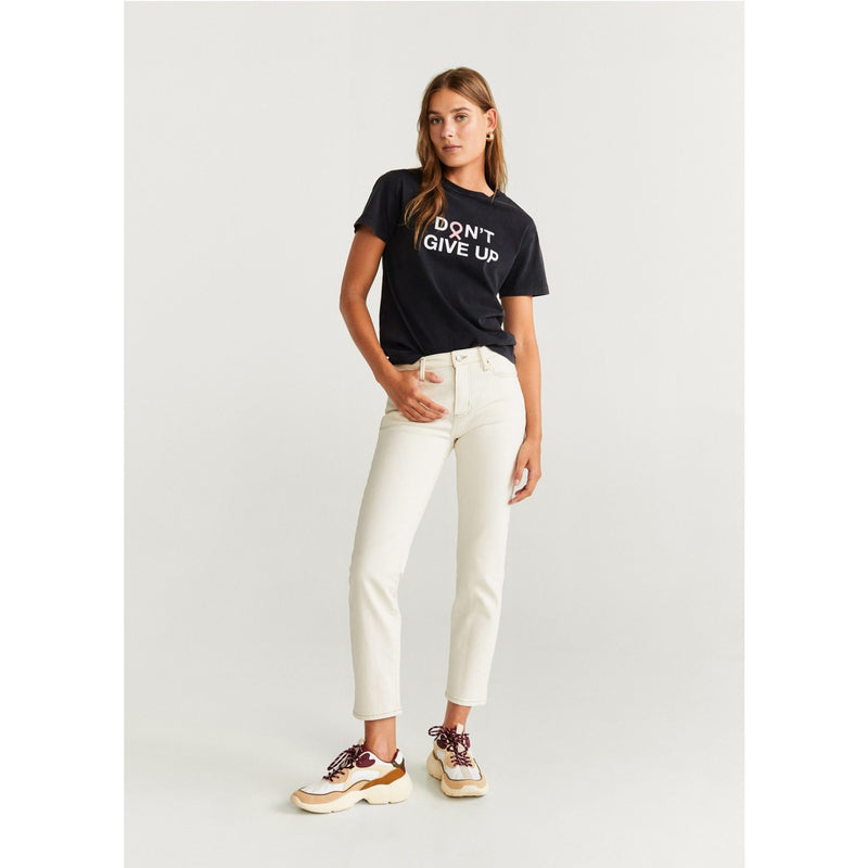 MNG Black Printed Tshirt | Montivo Pakistan