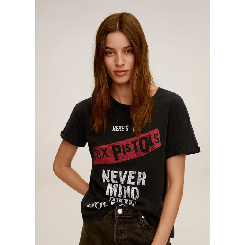 MNG Charcoal Pistols Printed Tshirt | Montivo Pakistan