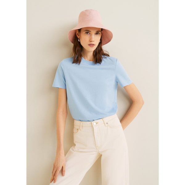 MNG Blue Plain Tshirt | Montivo Pakistan