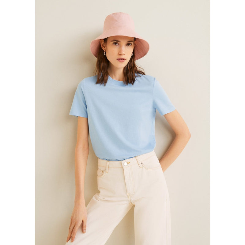MNG Blue Plain Tshirt | Montivo Pakistan