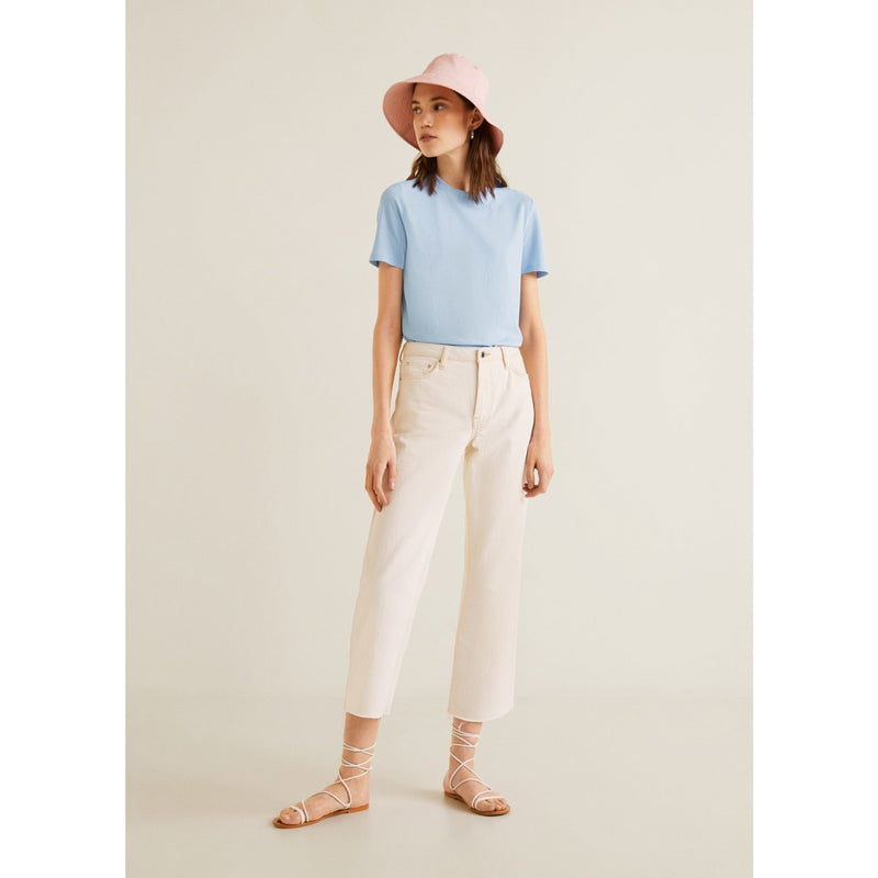 MNG Blue Plain Tshirt | Montivo Pakistan