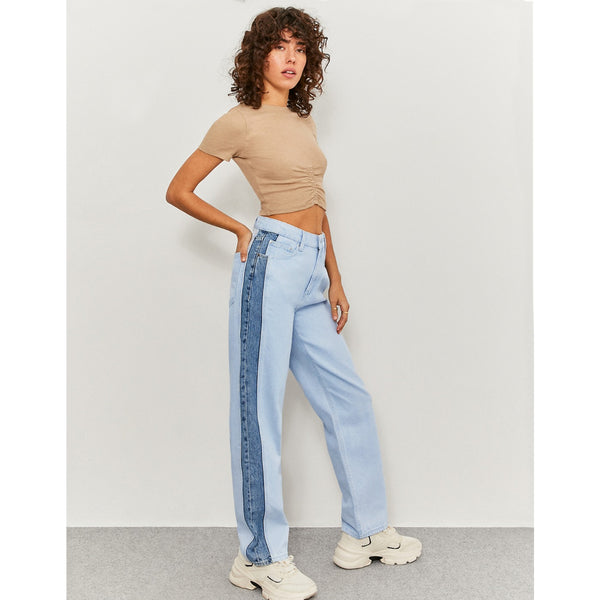 TW High Waist Straight Leg Jeans | Montivo Pakistan