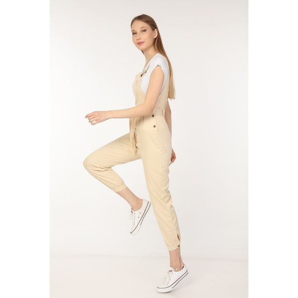 Lemon Denim Dungaree Jumpsuit | Montivo Pakistan